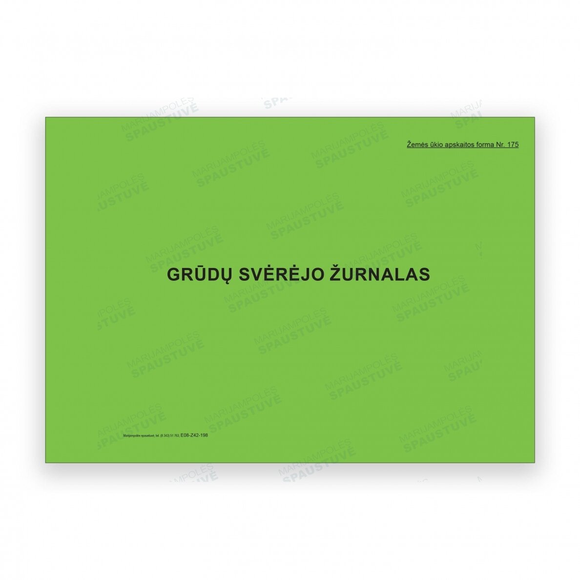 Grūdų svėrėjo žurnalas