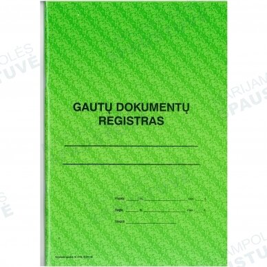 Gautų dokumentų registras
