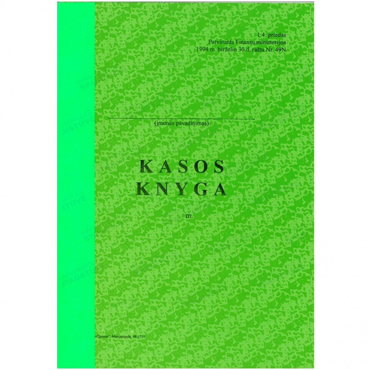 Kasos knyga A5