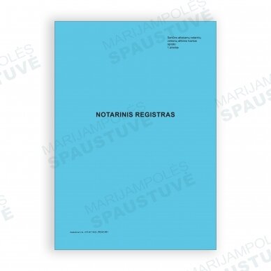 Notarinis registras Notarinis registras