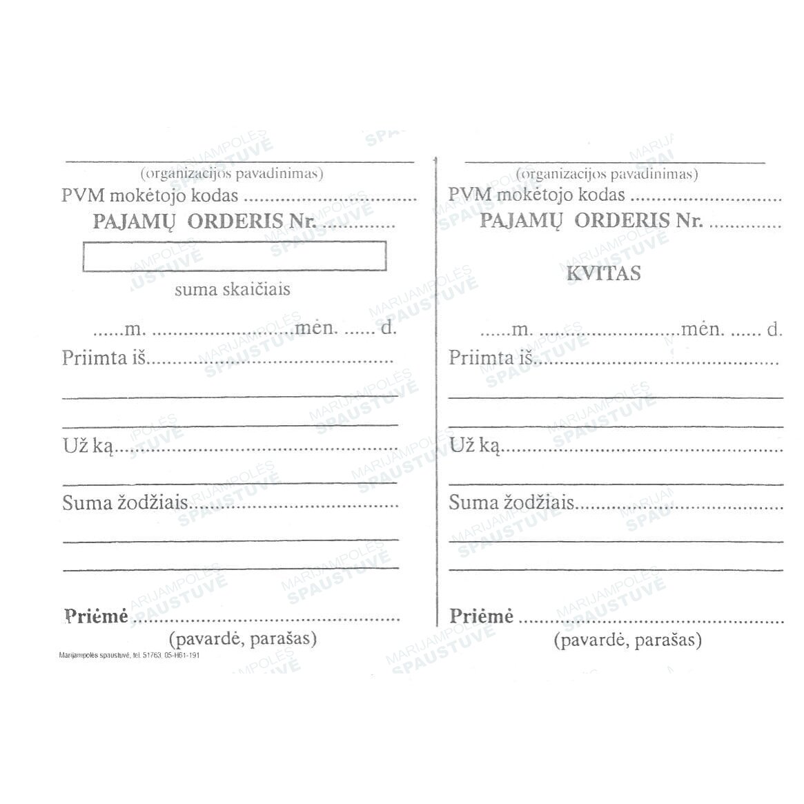 Pajamų orderis