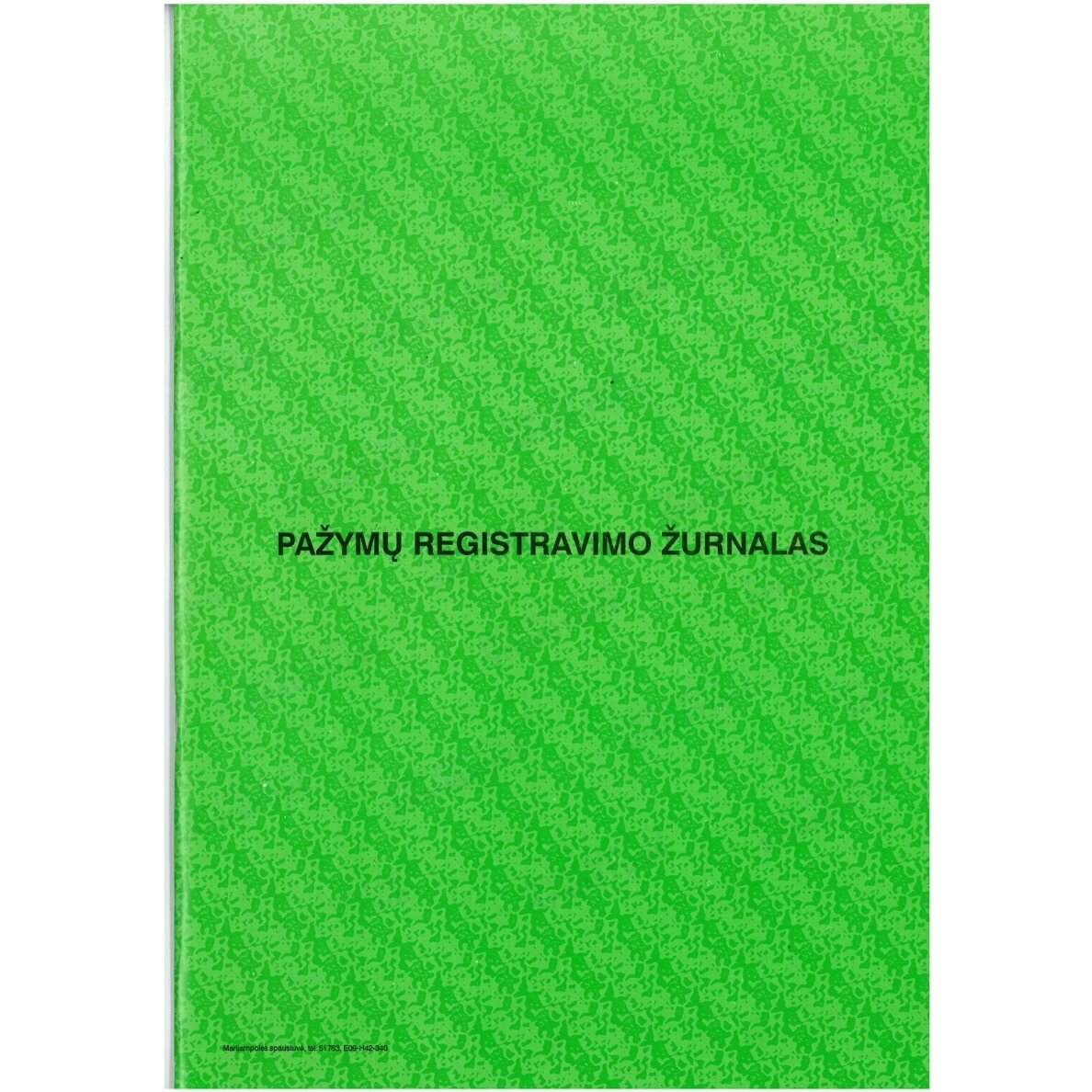 Pažymų registravimo žurnalas