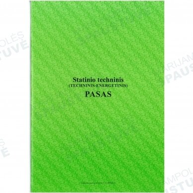 Statinio techninis (techninis - energetinis) pasas Statinio techninis (techninis - energetinis) pasas