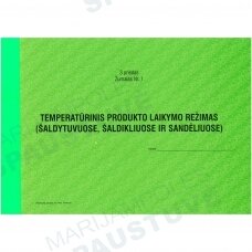 Temperatūrinis produkto laikymo režimas